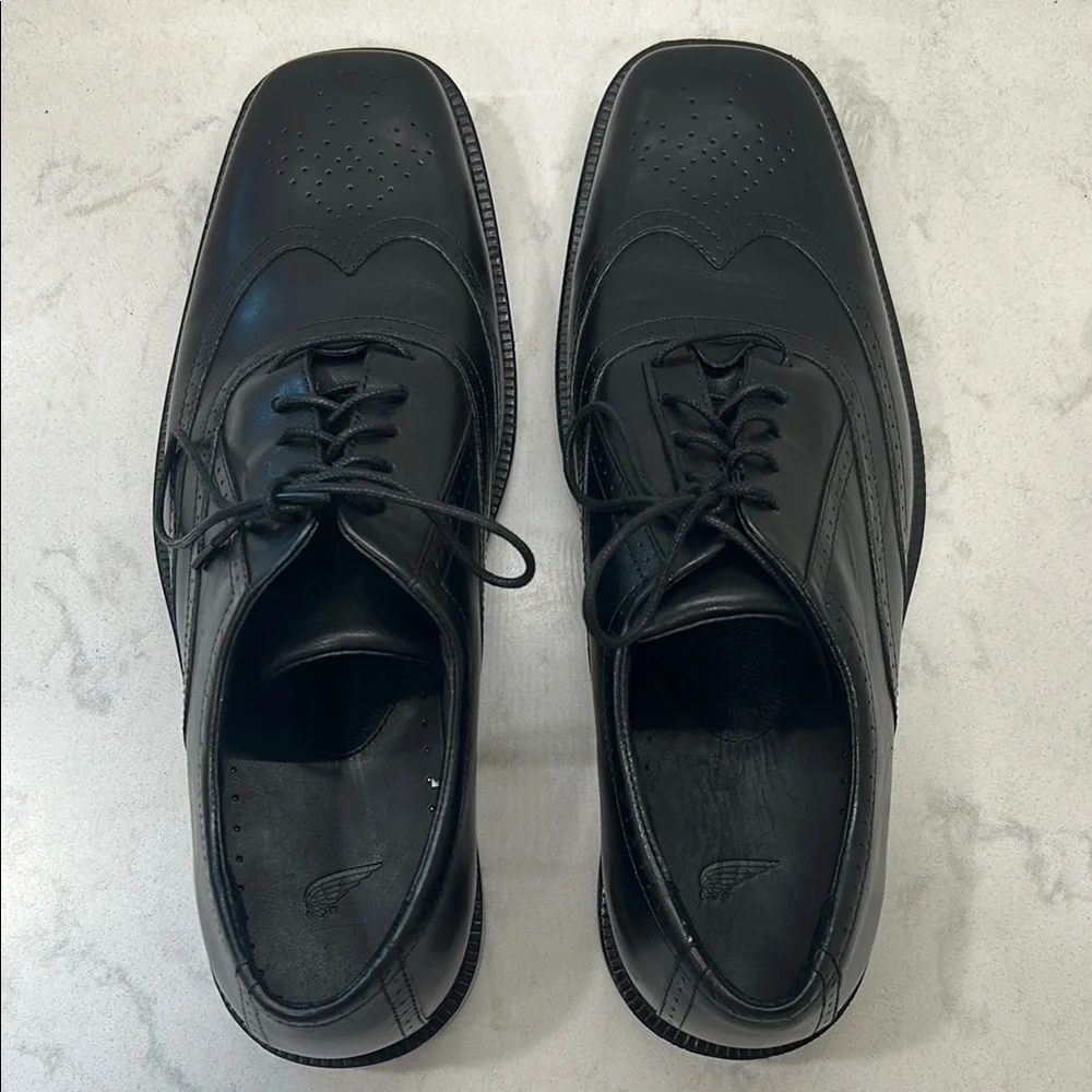 Red Wing Baxter 4790 Oxfords Black Wing Tip Leather Size 11  display picture 3